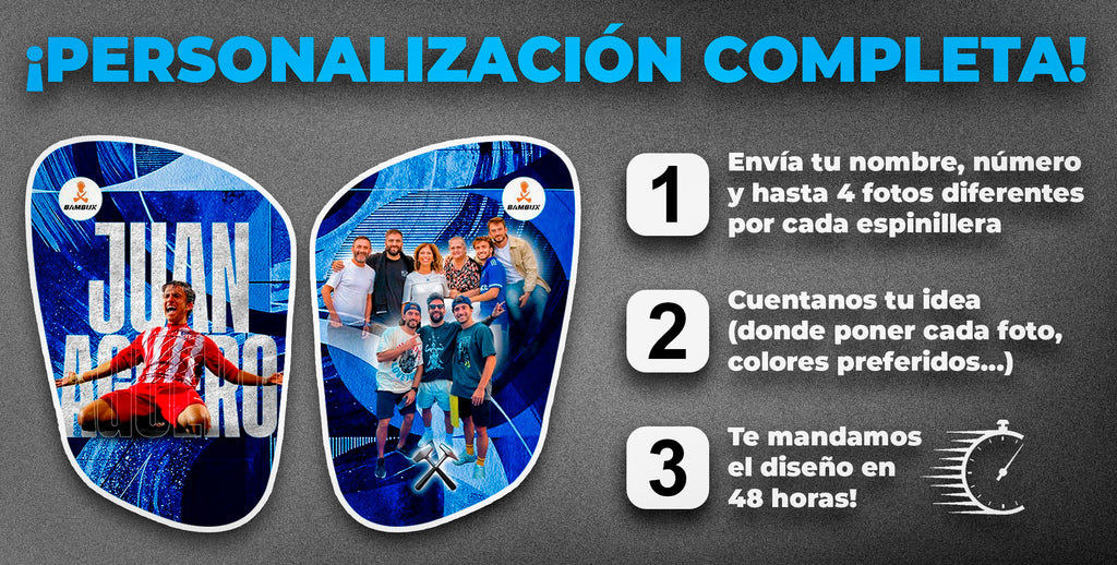Personalizar espinilleras online